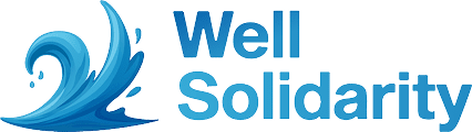 Logo Well Solidarity vague bleue
