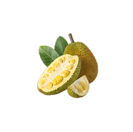 Papaye entière et coupée sur fond blanc.