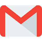 Logo de Gmail, enveloppe rouge et blanche.